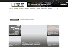 Tablet Screenshot of heraldo.mx